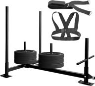 💪 boost athletic performance with happybuy fitness sled training sled for speed and strength enhancement (black hrrk09a) логотип