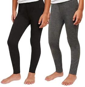 img 4 attached to 👖 Trendy Splendid Tapered Elastic Waistband Legging for Girls - Comfortable and Stylish!