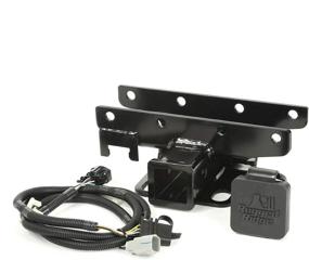 img 1 attached to 🚙 Rugged Ridge 11580.60 Trailer Hitch Kit & Wire Harness for 07-18 Wrangler - Complete with Rugged Ridge Logo