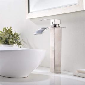 img 2 attached to Прямоугольный водопадный раковина для ванной комнаты - VESLA HOME