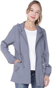 img 3 attached to 🧥 JTANIB Windbreaker: A Stylish and Waterproof Women's Clothing Essential