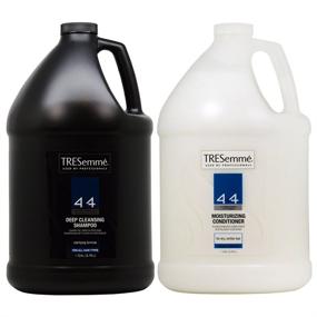 img 1 attached to 💦 TRESemme Deep Cleansing Shampoo & Moisturizing Conditioner 1 Gallon Duo - 4+4 Formula