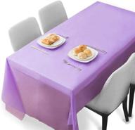 tablecloth disposable birthday restaurant rectangle logo