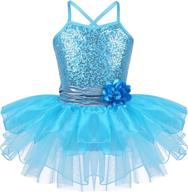 🩰 chictry kids sequin ballet dance dress gymnastics tutu leotard - fashionable clothing логотип