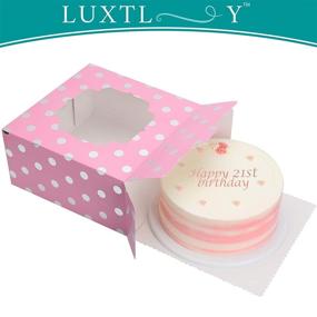 img 3 attached to 🍰 Pink Cake Boxes Inch Greaseproof: Ensuring Mess-Free and Eye-Catching Baking Delicacies!