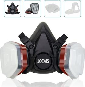 img 4 attached to 🪚 Carpentry Protection Reusable Respirator with Decorative Design