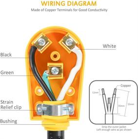 img 1 attached to MICTUNING 125V 30Amp Heavy Duty RV Female Replacement Receptacle Plug: Ergonomic Handle for Enhanced Convenience & Durability