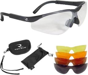 img 1 attached to 🕶️ Copper Orange Mirror Radians Glasses