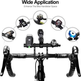 img 1 attached to XNX Handlebar Extension Accessories， Headlights Sports & Fitness