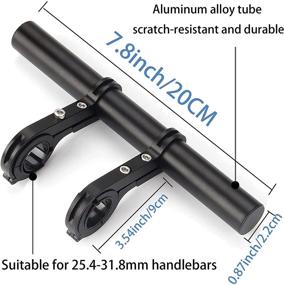 img 3 attached to XNX Handlebar Extension Accessories， Headlights Sports & Fitness
