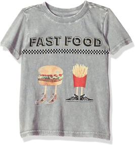 img 2 attached to 👕 Little Boys' Printed Crew Neck T-Shirt with Short Sleeves - Butter Design