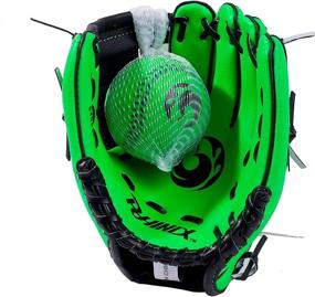 img 3 attached to 🧤 PHINIX Beginner Baseball Glove and Foam Ball Set for Kids' Tee Ball Training