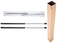 volkswagen beetle rear hatchback lift supports shock struts - premium 2-pc set (1998-2010) logo