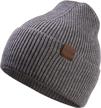 lucky leaf slouchy knitted skullcap outdoor recreation logo
