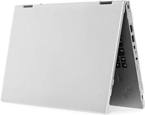 img 4 attached to mCover Case Compatible for 14-inch Lenovo ThinkPad X1 Yoga Gen 4/5 (2019-2021) - Clear | 2-in-1 Notebook PC Cover (Not Compatible with Other Lenovo Models)