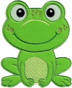 img 3 attached to 🐸 Frog PatchMommy: Fun Iron On/Sew On Appliques for Kids and Children