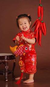 img 3 attached to 👧 Optimized Little Toddler Chinese Girls' Clothing and Dresses by CRB Fashion