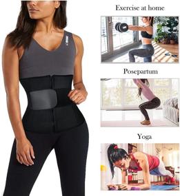 img 2 attached to 👗 Gotoly Women Waist Trainer Corset Cincher Belt: Ultimate Tummy Control Slimming Body Shaper for Belly Workout and Sport Girdle