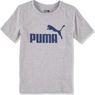 👕 puma amplified graphic t shirt black boys' clothing: trendy and stylish tops, tees & shirts for boys logo