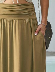 img 1 attached to 👗 Doublju Women's Light Style Waist Skirts: Elevate your Fashion Game!