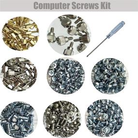 img 1 attached to Upgrade Your PC Assembly with CO RODE Computer Screw Set - 220pcs with Screwdriver Included