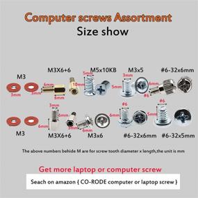 img 3 attached to Upgrade Your PC Assembly with CO RODE Computer Screw Set - 220pcs with Screwdriver Included