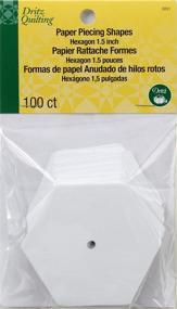 img 1 attached to 📦 Dritz 3231 1.5-Inch Hexagon Paper Piecing Shapes - Pack of 100