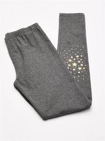 img 1 attached to Nautica Fashion Leggings Charcoal Heather Girls' Clothing for Leggings