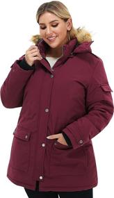 img 1 attached to Soularge Womens Winderbreaker Quilted Military