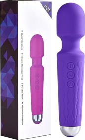 img 4 attached to Vitoote Quiet & Waterproof Personal Wand Massager - Relieve Muscle Stress and Relaxing Body - USB Rechargeable (Purple)