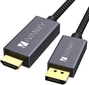 img 4 attached to Innovative iVANKY DisplayPort to HDMI Cable 6.6ft - Quality HD Conversion for Lenovo, HP, ASUS, Dell, Graphics Card and More!