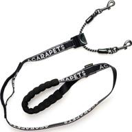 🐾 optimal control double dog leash with dual attachment points - ideal for walking two dogs comfortably. can also be used without a dog collar, featuring two hook points to ensure a safe, comfortable walk. suitable for use with our dog harness incorporating side d rings for added chest support. length: 4 feet. logo