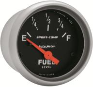 📈 enhance precision fuel monitoring with auto meter 3314 sport-comp electric fuel level gauge logo