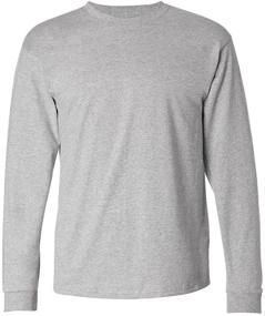 img 1 attached to 👕 Comfortable Hanes TAGLESS Sleeve T Shirt for Large Men in T-Shirts & Tanks Collection