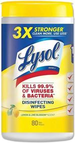 img 1 attached to 🍋 Lysol Lemon & Lime Blossom Disinfecting Wet Wipes: Effective Cleaning Solution - RAC77182EA