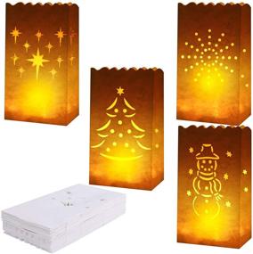 img 4 attached to Aneco Resistant Luminaries Christmas Decoration