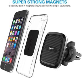 img 2 attached to 📱 Hands-Free Phone Mount: Car Vent Magnetic Holder for iPhone 13/12 Pro Max, Samsung, LG & More