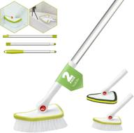 cleaning scrubber extendable lightweight detachable cleaning supplies logo