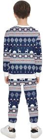 img 2 attached to BesserBay Boys' Clothing Sets for Children Christmas Sweatshirt - Years