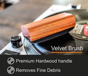 img 3 attached to 🎵 Vinyl Buddy Record Cleaner Kit: Ultimate 5 Piece Cleaning System for Flawless Sound & Enhanced Longevity - Velvet Brush, Microfiber Brush, Stylus Brush, LP Cleaning Solution, and Storage Pouch