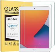 📱 gerutek [2-pack] защитный экран для ipad 8-го/7-го поколения - ультра прозрачный, 9h противоцарапающий, совместим с apple pencil, закаленное стекло для ipad 10.2 2020 (ipad 8/ipad 7) логотип