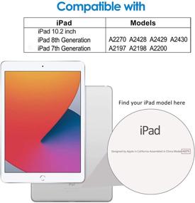 img 3 attached to 📱 Gerutek [2-Pack] Защитный экран для iPad 8-го/7-го поколения - Ультра прозрачный, 9H противоцарапающий, совместим с Apple Pencil, закаленное стекло для iPad 10.2 2020 (iPad 8/iPad 7)