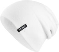 🧢 furtalk beanie: unisex winter knit cap for men and women - cuffed plain skull hat logo