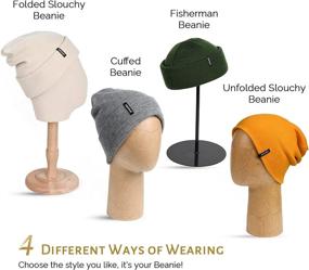 img 1 attached to 🧢 FURTALK Beanie: Unisex Winter Knit Cap for Men and Women - Cuffed Plain Skull Hat