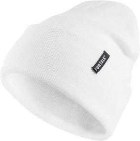 img 3 attached to 🧢 FURTALK Beanie: Unisex Winter Knit Cap for Men and Women - Cuffed Plain Skull Hat