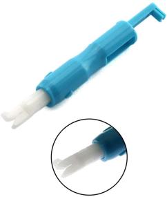 img 3 attached to 🧵 Efficient Blue Needle Threader Inserter Tool for Sewing Machines - HJ Garden Sewing Accessories