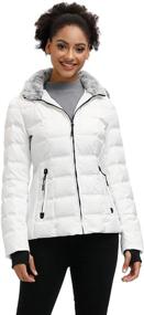 img 4 attached to SLOW DOWN Womens Quilted Thickened Women's Clothing for Coats, Jackets & Vests