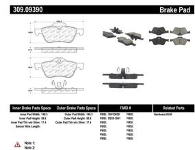 img 3 attached to StopTech 309 09390 Уличный передний тормозной механизм