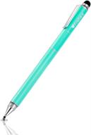 🖊️ turquoise stylus pens: capacitive stylus pen with ballpoint pen disc fiber mesh tip – for ipad, tablet, iphone, chromebook logo