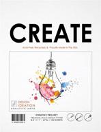 multi media creative charcoal watercolor education painting, drawing & art supplies logo